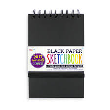 DIY Sketchbook Black Paper