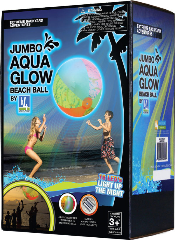 36" Aqua Glow LED Beach Ball