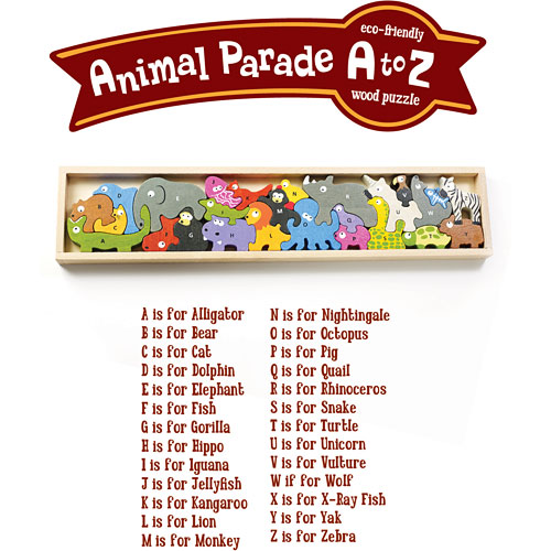 Animal Parade A to Z - Jumbo Version