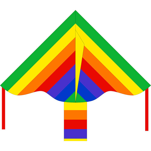 Eco: Simple Flyer Rainbow 85cm 33"