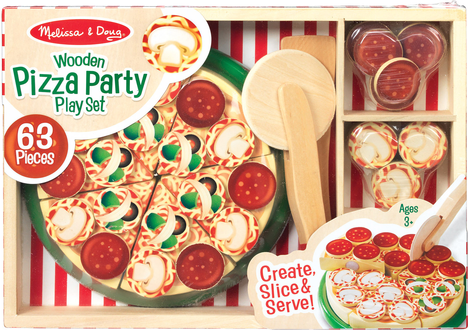 Pizza Party - Wooden Play Food – Italian Children's Market