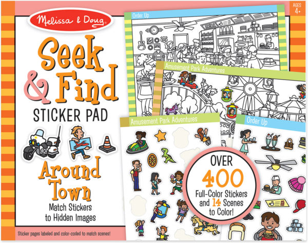 Seek & Find Sticker Pad - Around Town