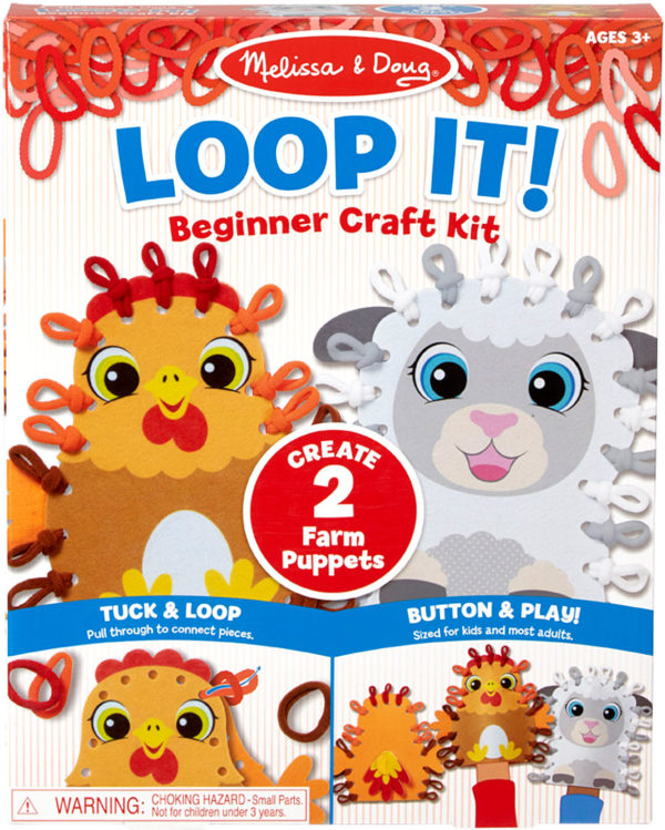 Loop It! Farm Puppets Beginner Craft Kit