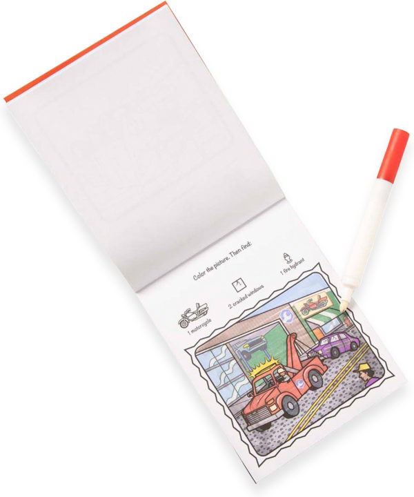 On the Go ColorBlast No-Mess Coloring Pad - Vehicles