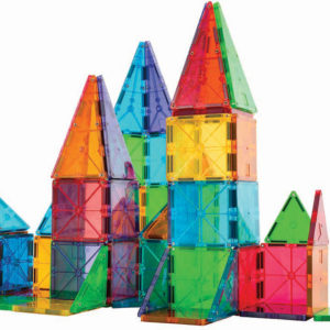 Magna-Tiles® Clear Colors 100 Piece Set