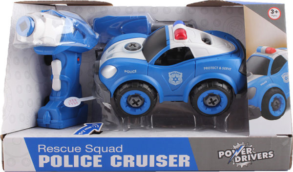 Power Driver Rescue Squad Police Cruiser