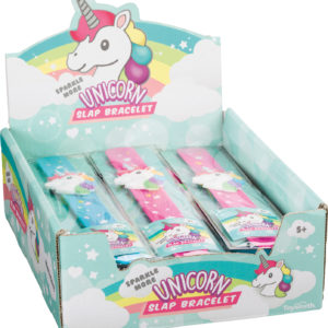 Sparkle More Unicorn Slap Bracelet