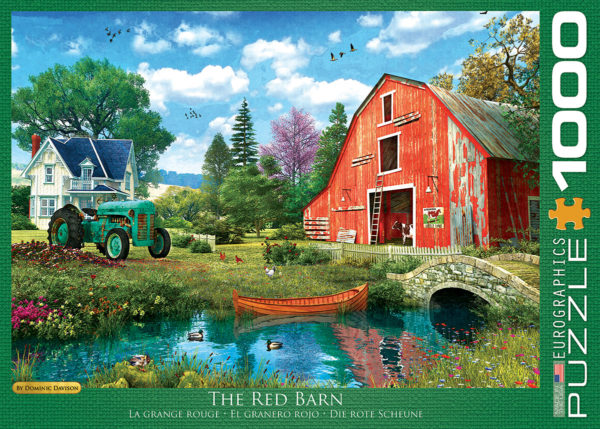 The Art of Dominic Davison Puzzles - The Red Barn