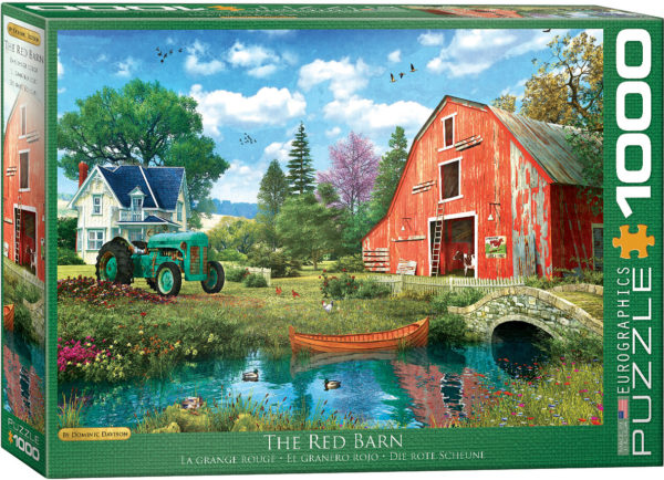 The Art of Dominic Davison Puzzles - The Red Barn