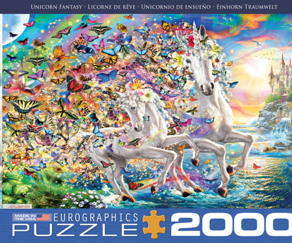 2000 Pieces - THE BIG PUZZLE COLLECTION - Unicorn Fantasy by Adrian