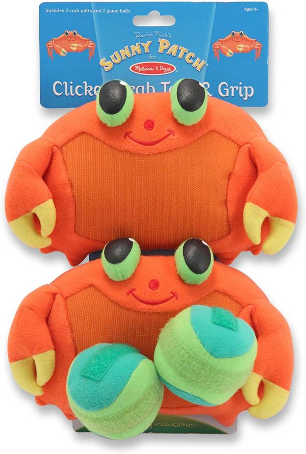 Clicker Crab Toss & Grip Game for Kids