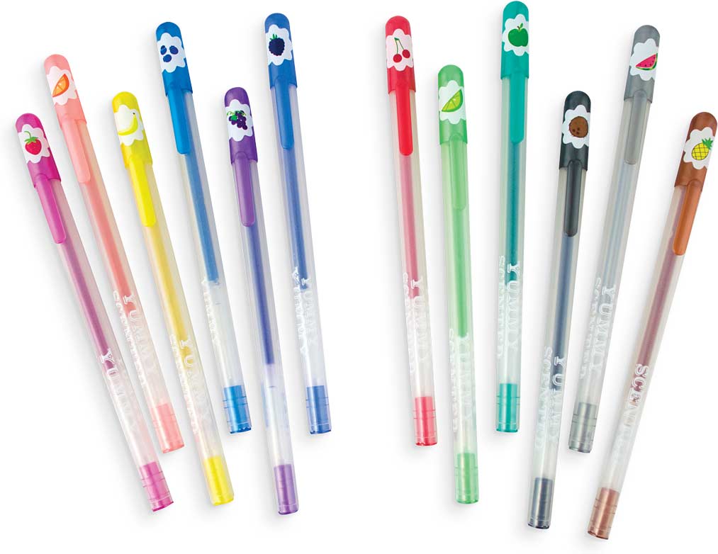 Yummy Yummy Scented Glitter Gel Pens Set of 12