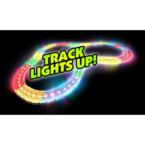 Twister Tracks 221 (11 feet) Neon Glow Track + 1 Police Car