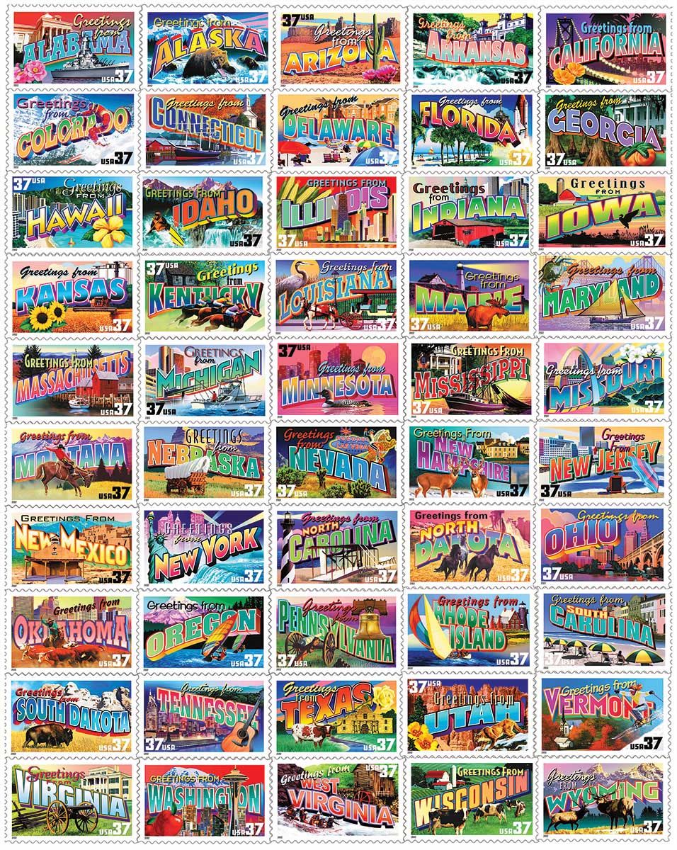 State Greeting Stamps