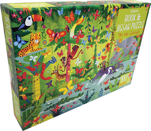In The Jungle - Book & Jigsaw Puzzle