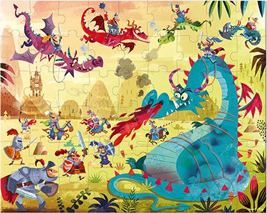 Puzzle ''Dragons'' - 54 Pcs