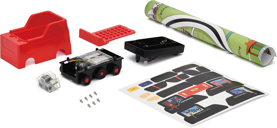 PlaySTEAM Line Tracking Sightseeing Bus with Landmark Route