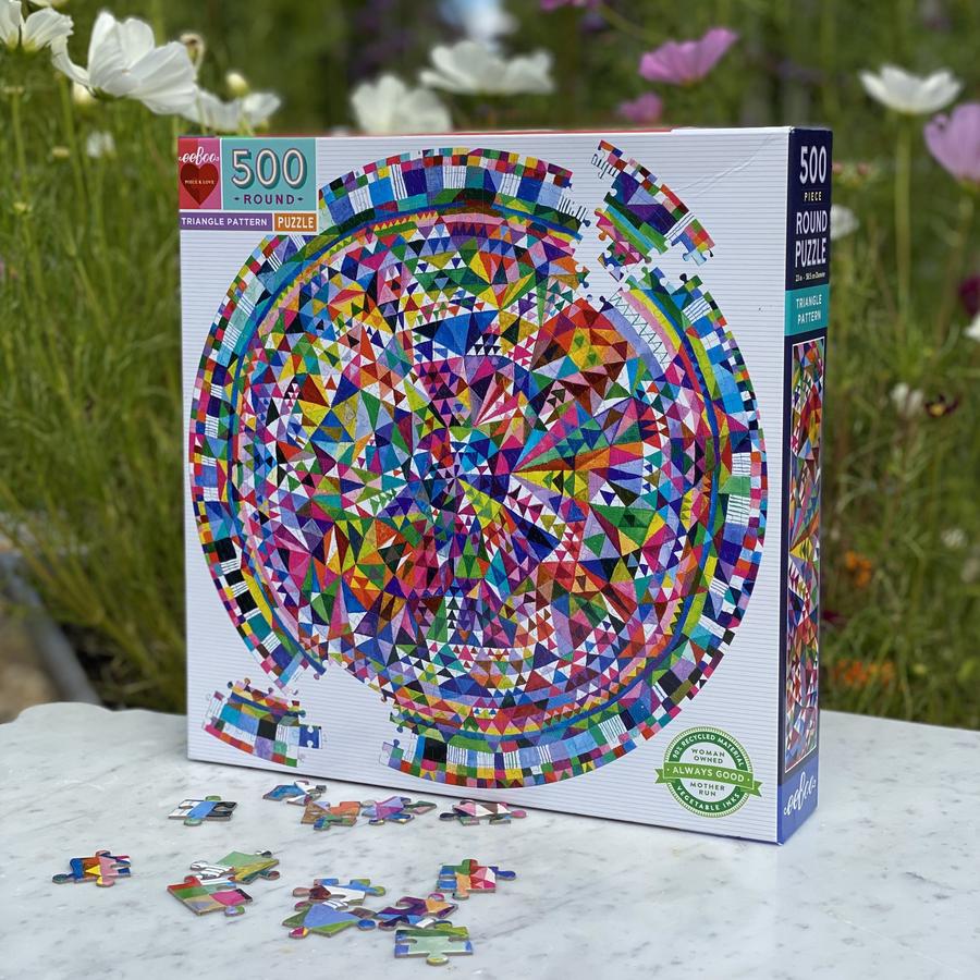 Triangle Pattern 500 piece puzzle