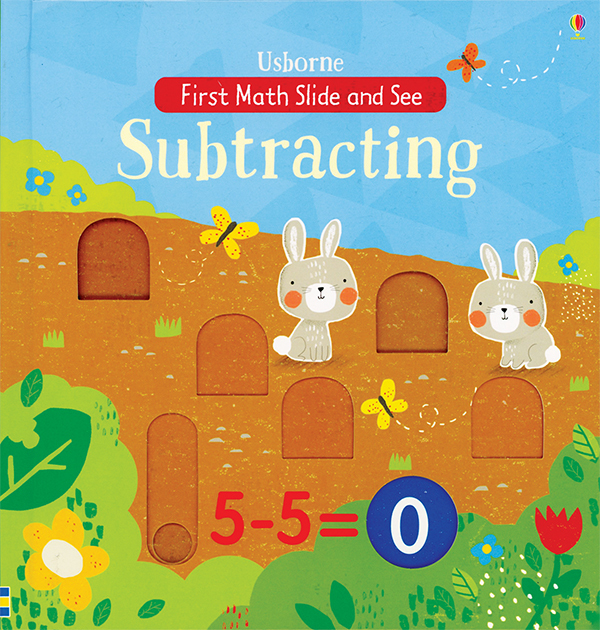 First Math Slide And See Subtracting