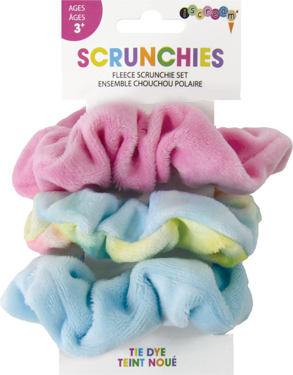 Scrunchies - Fleece Tie Dye Scrunchie Set