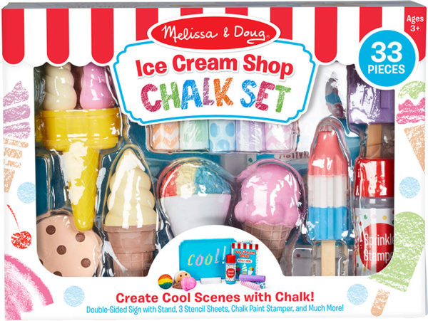 Melissa & Doug Ice Cream Shop Chalk Set