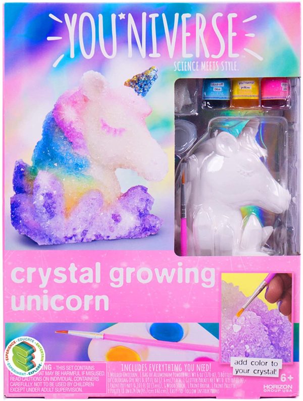 Crystal Growing Unicorn