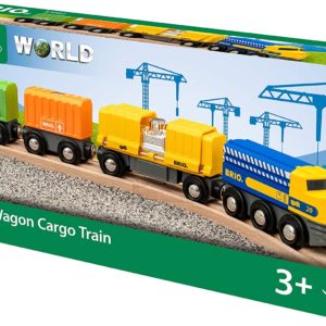Three-Wagon Cargo Train