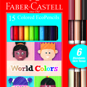 World Colors - 15 Colored Ecopencils