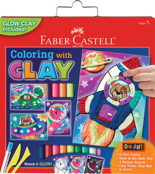 Do Art Coloring With Clay Space Pets