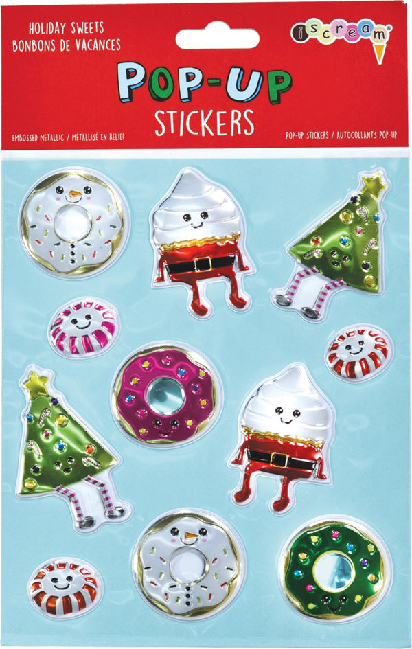 Holiday Sweets Pop-Up Stickers