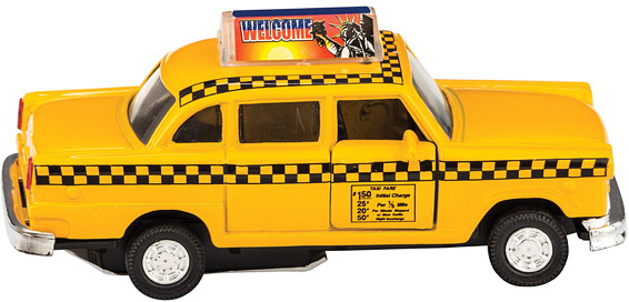 Diecast Taxi Pull-Back