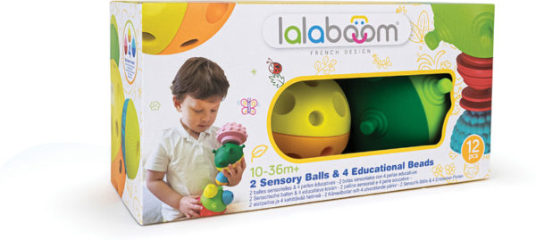 Lalaboom Sensory Balls & Beads - 12 pc