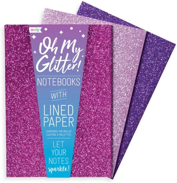 Glamtastic Glitter Notebooks Pink