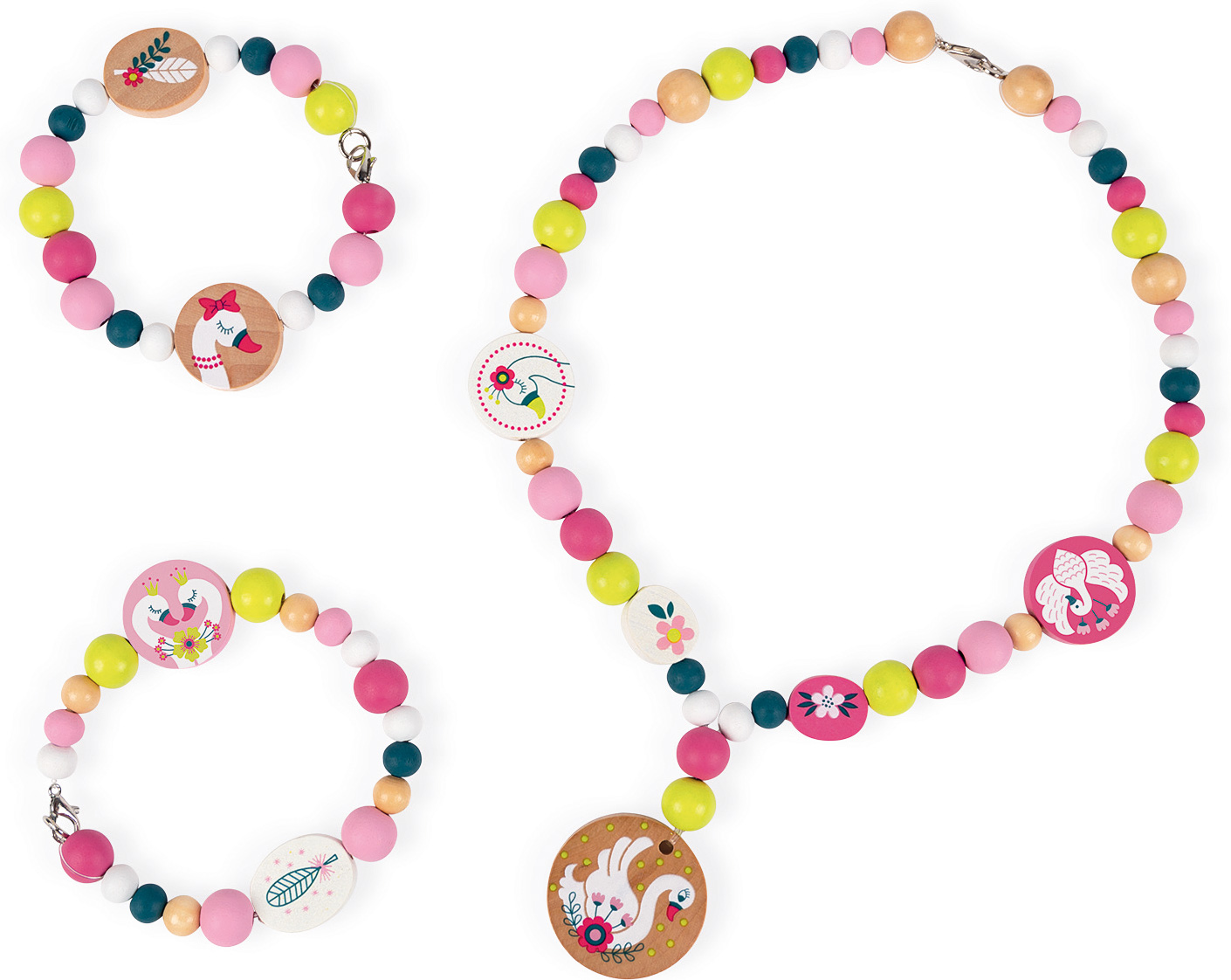 Birdy - Swans - 220 Beads