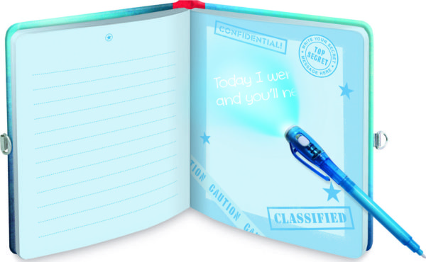 Top Secret Invisible Ink Diary