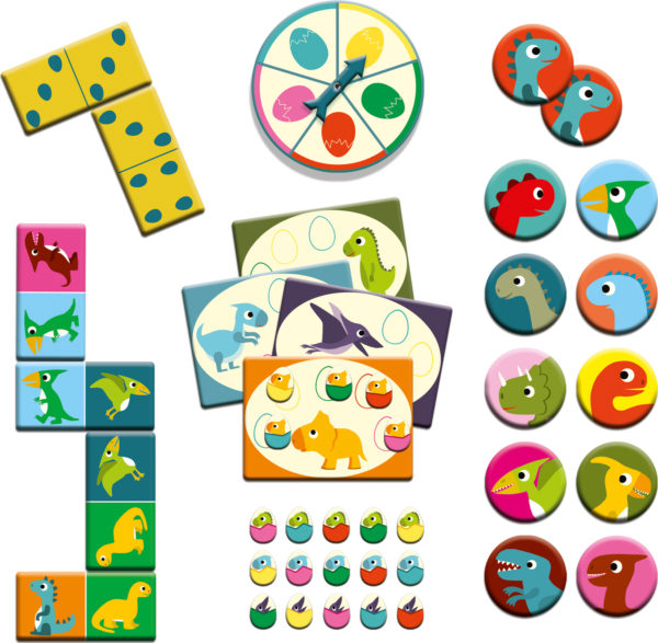 Djeco Dinosaur My First Games 3 Pack