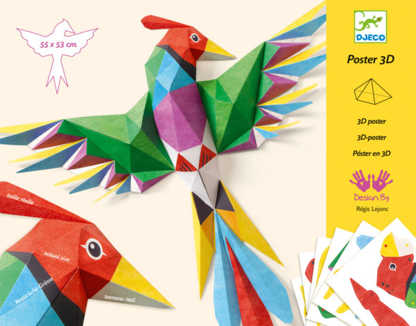 Djeco Amazonie 3D Poster Paper Creation Activity