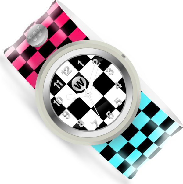 Checkered Flag - Watchitude Slap Watch