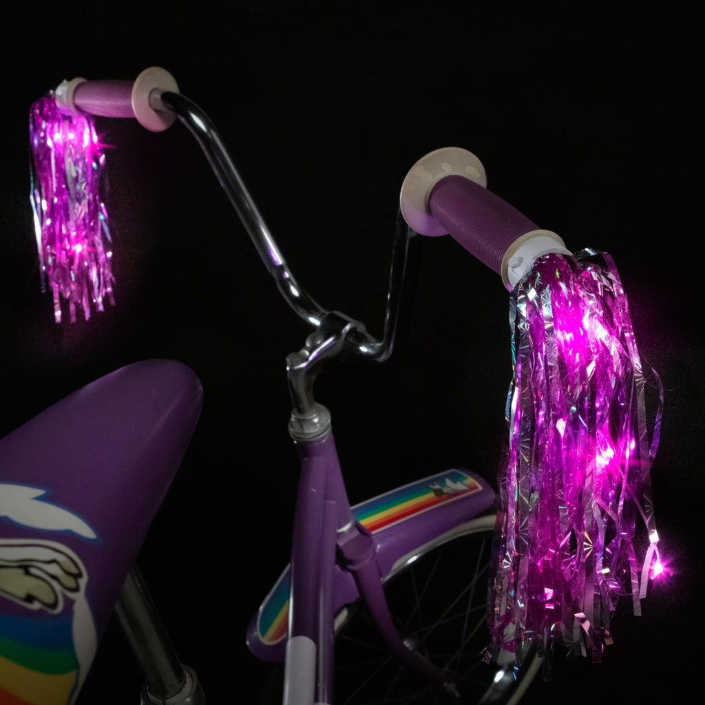 Sparklebrightz Pink Led Handlebar Streamers Ruckus & Glee