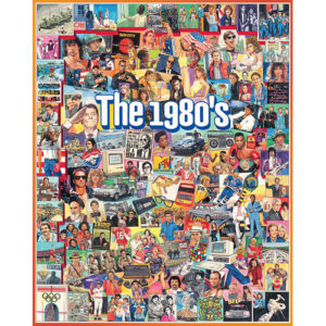 The Eighties 1000 PC Puzzle-White Mountain Puzzles