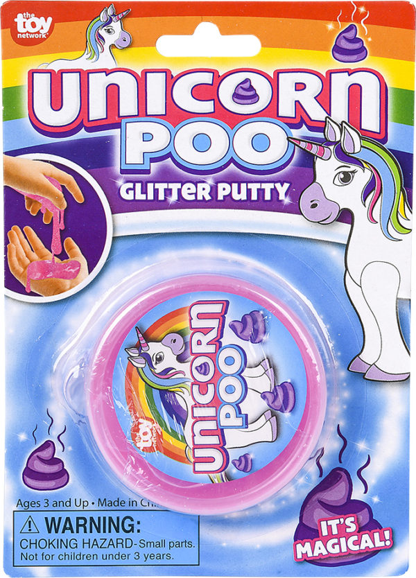 3" Unicorn Poo Putty