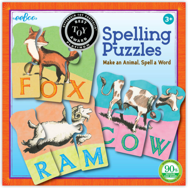 Animal Spelling Puzzle