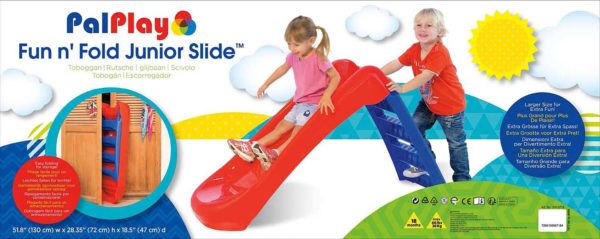 Palplay Folding Slide - Red/Blue