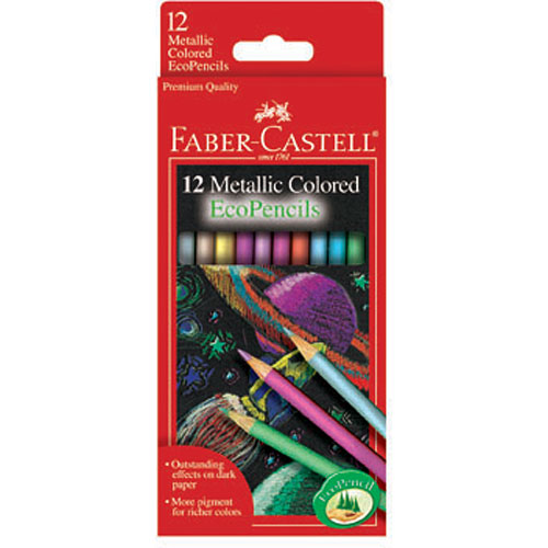 12 pc Metallic Colored EcoPencils