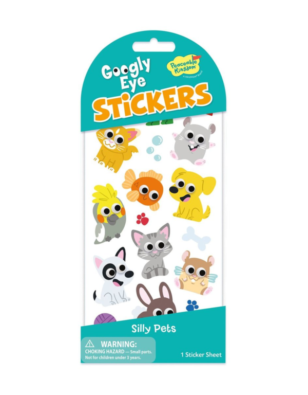 Sticker Googly Eye Silly Pets single