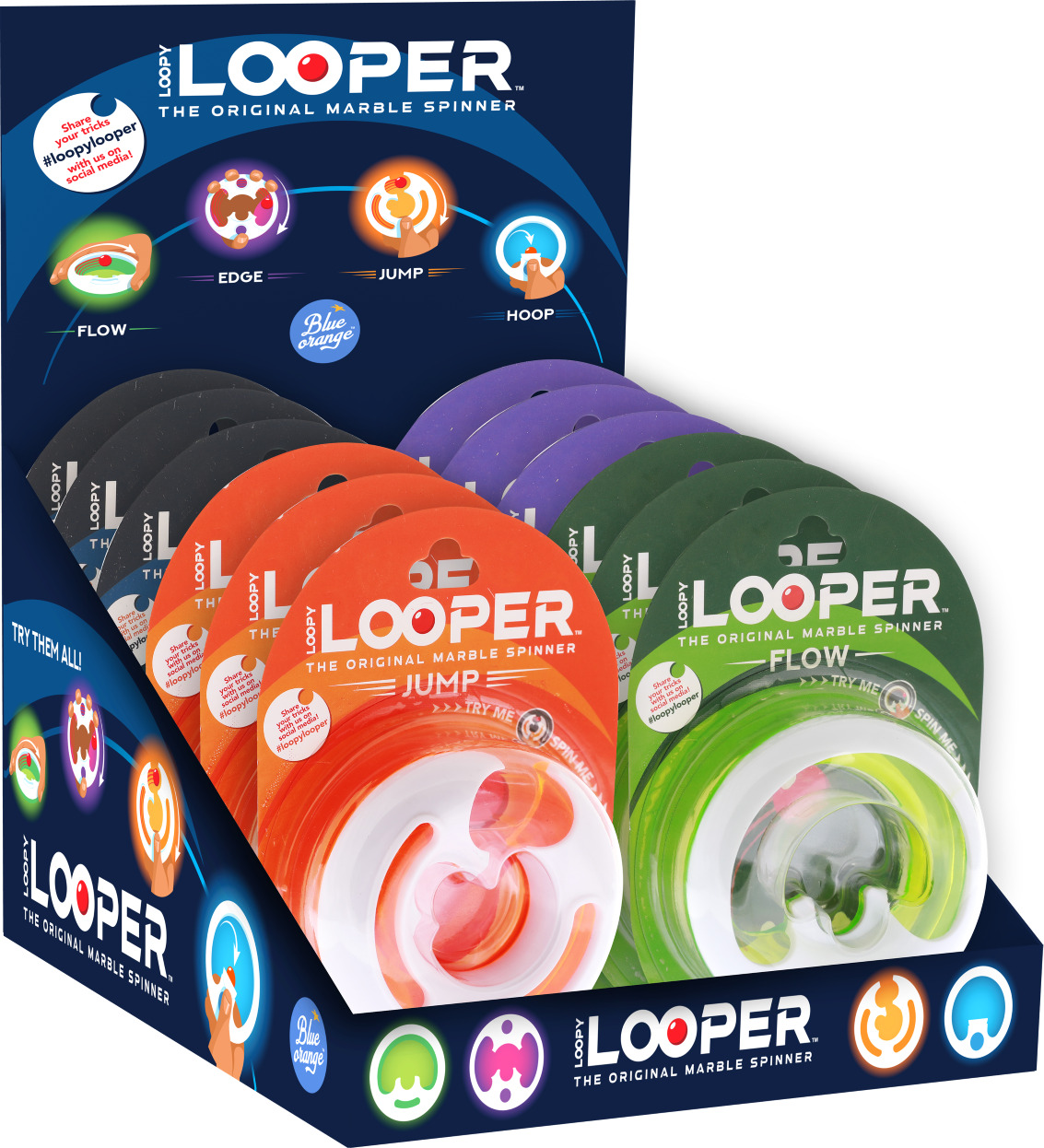 Loopy Looper - the original marble spinner - Edge