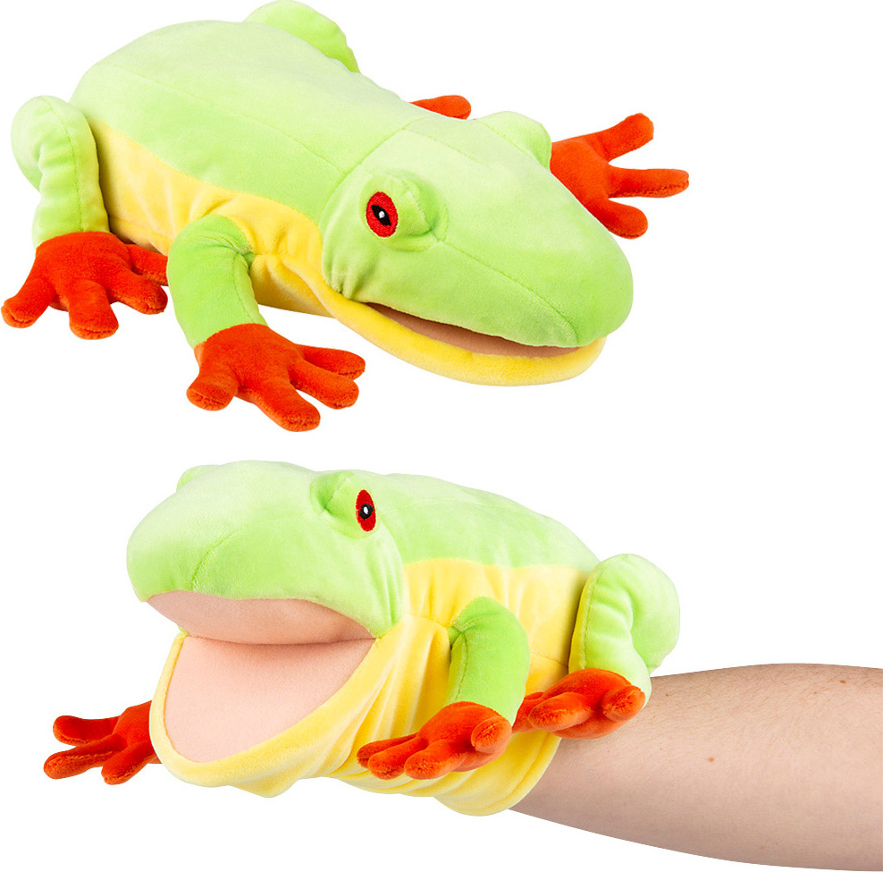 10″ Earth Safe Frog Puppet – Ruckus & Glee