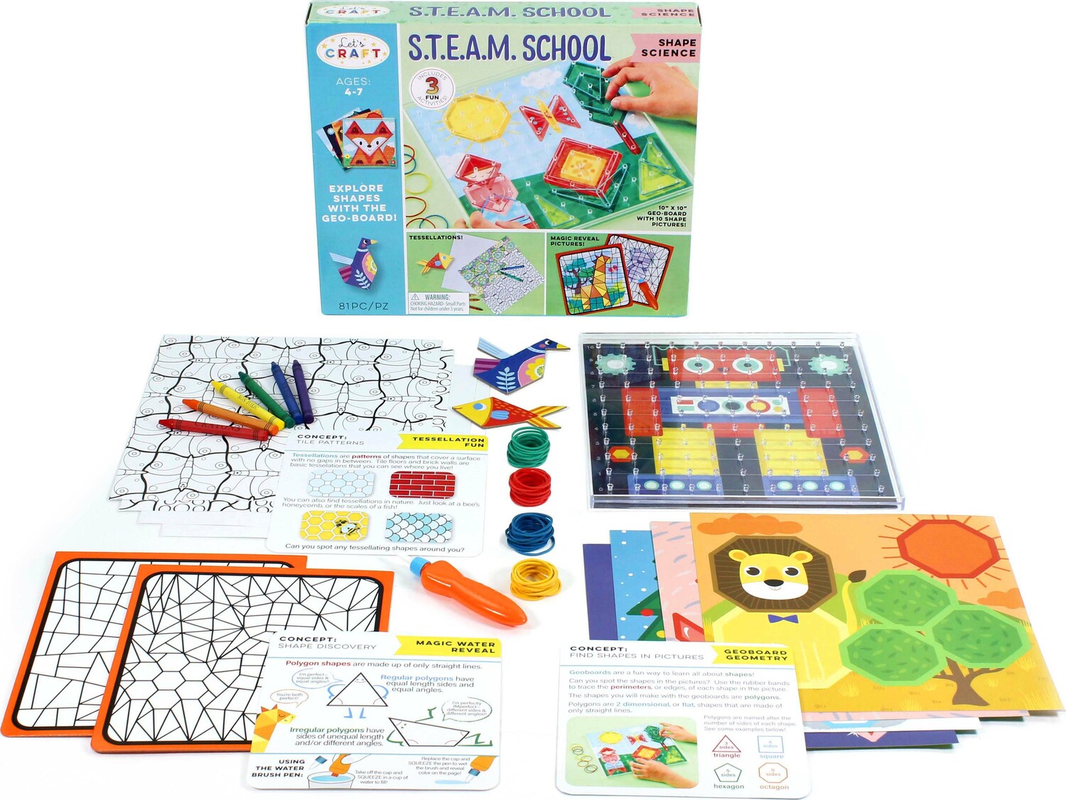 Let's Craft Steam School Shape Science
