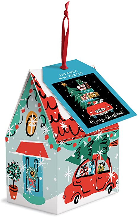 Christmas Car 130 Piece Puzzle Ornament