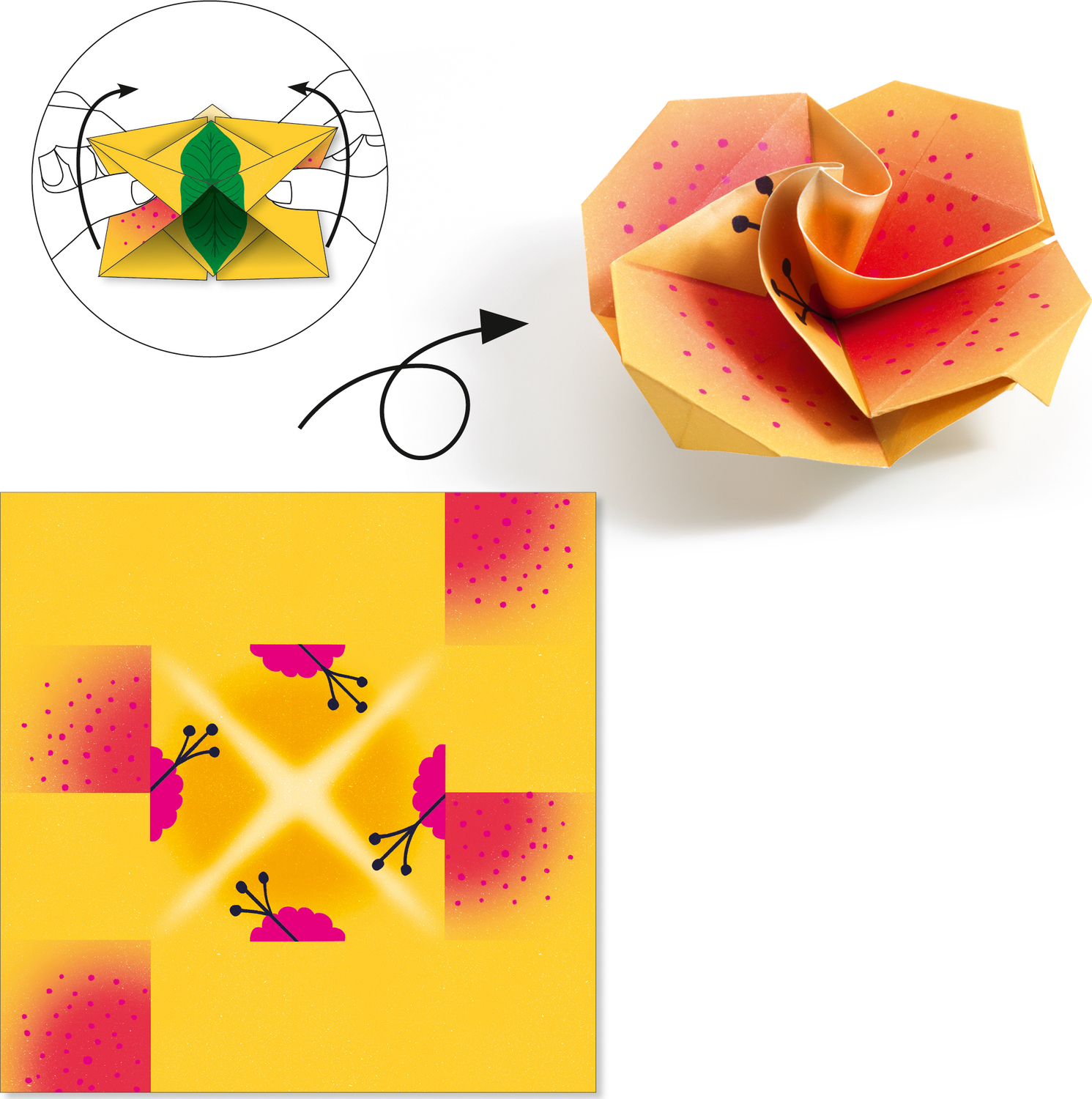 Kit Origami Aerei Djeco - 20 Modelli Di Aerei Di Carta Che Volano Davvero, Per Bambini 6+